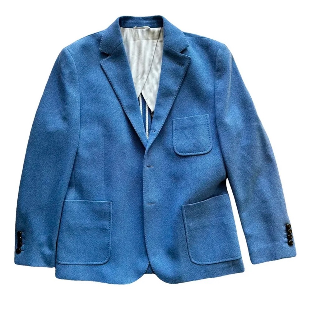 Vicomte A, men’s blue wool jacket, size XL